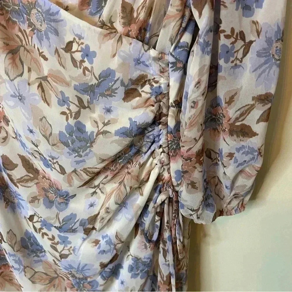 Altar'd State Serelia Dress Beautiful Fall Floral Size Large - Picture 5 of 12